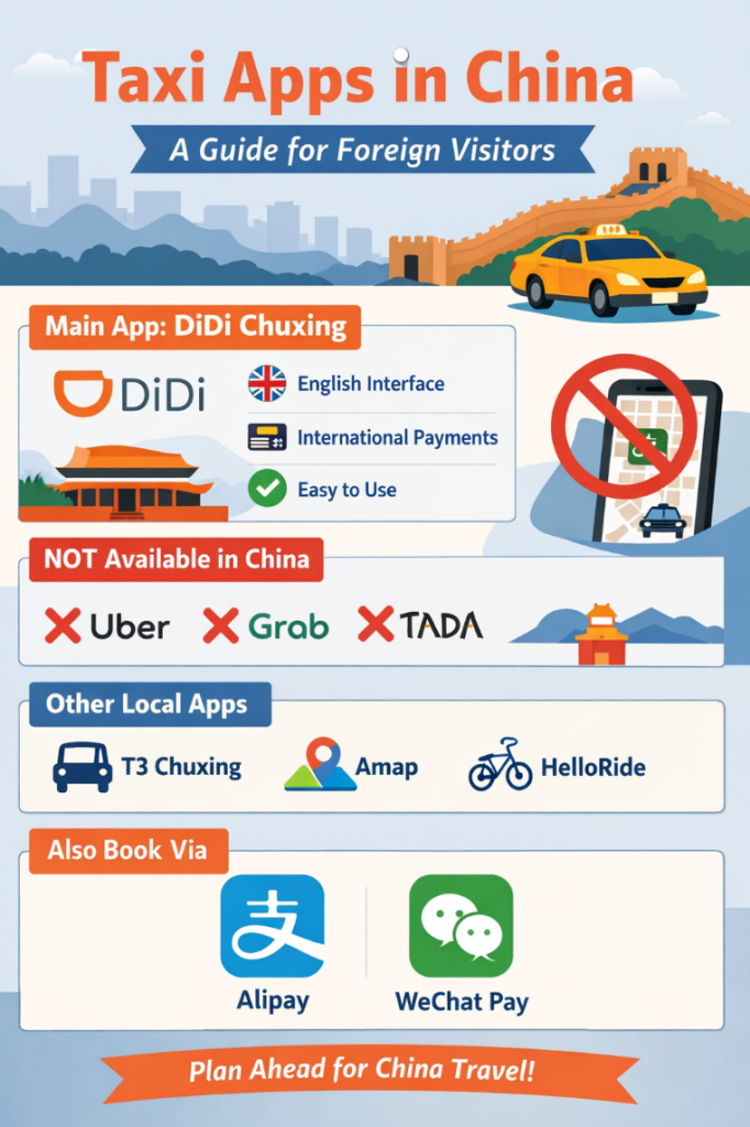 Taxi Applications Used in China—A Complete Guide for Foreign Visitors